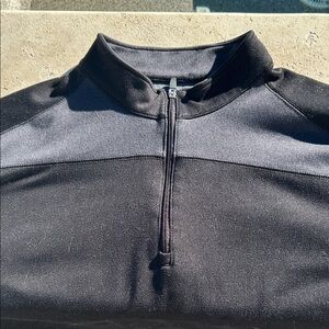 Tommy Bahama Dri-Logic Quarter Zip Pullover Black Long Sleeve Men’s XL